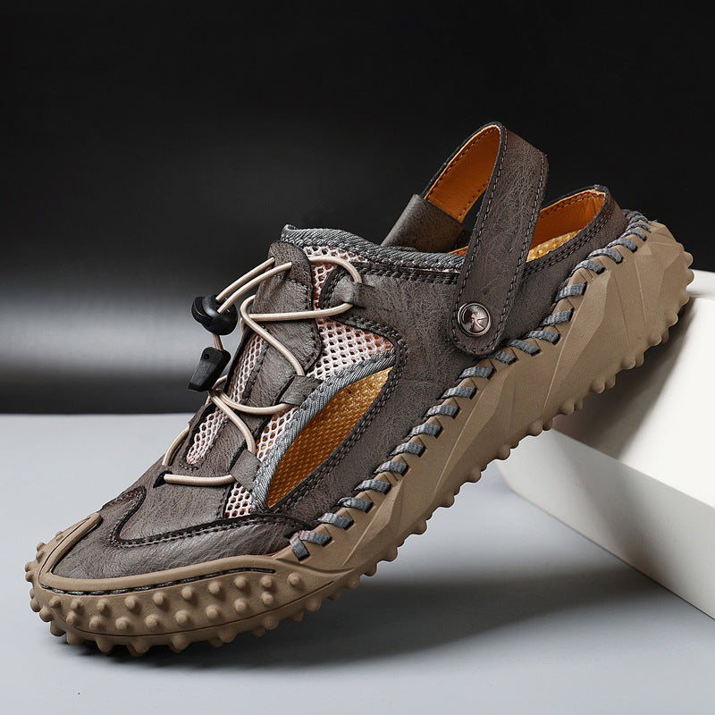 Men's casual closed-toe slingback footwear, durable and comfortable for all-day wear and adventures.