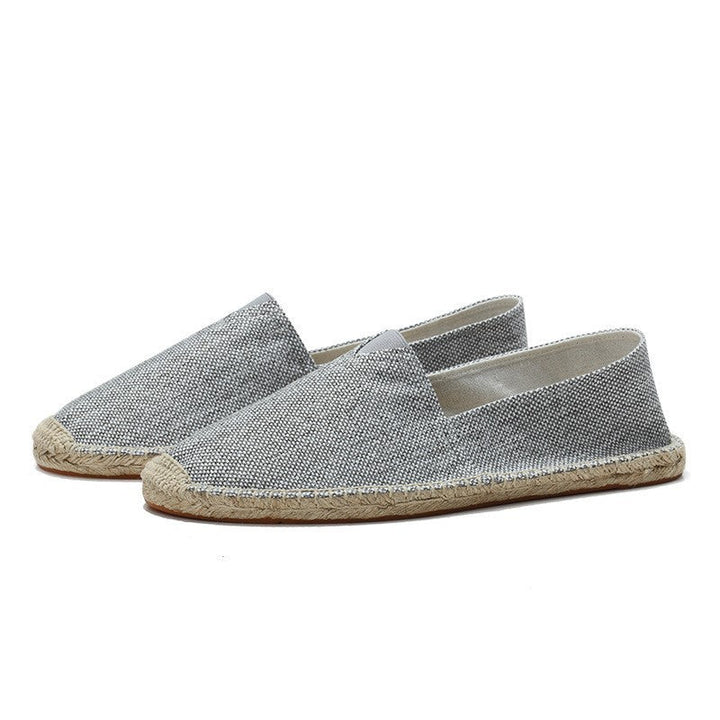 Men's comfortable slip-on espadrille shoes, perfect for summer casual wear & resort style.