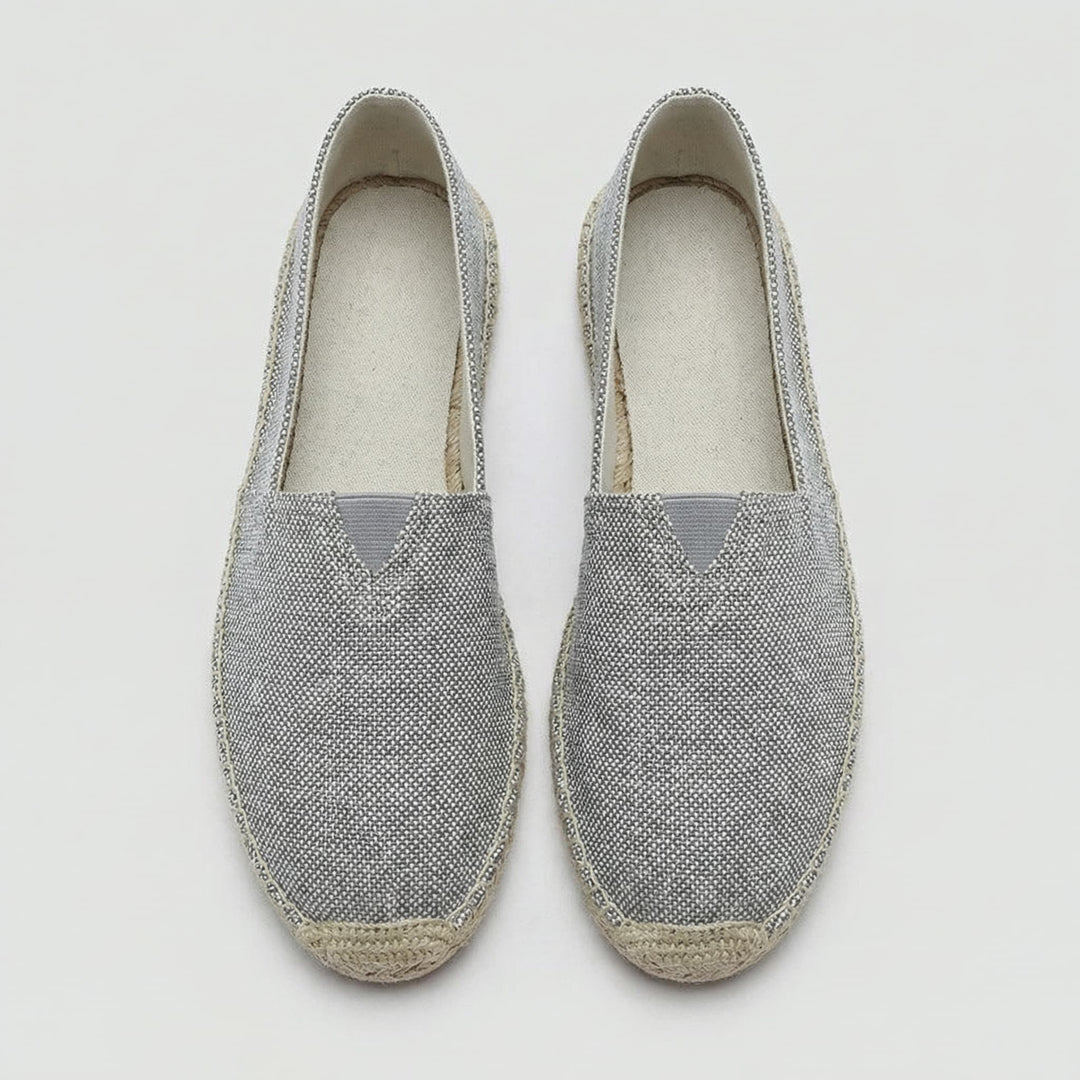 Stylish men's espadrille loafers, designed for ultimate comfort and easy slip-on convenience.