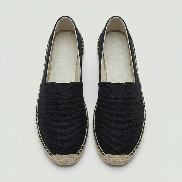 Lightweight men's espadrille shoes, offering slip-on comfort for summer, resort, and beach.
