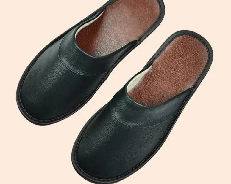 Men's cozy slip-on house slippers for ultimate comfort and relaxation at home.