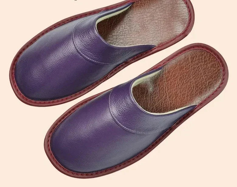 Stylish yet cozy men's slip-on slippers, designed for ultimate home relaxation.