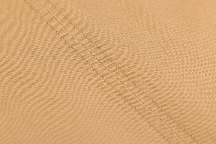 Men's utility jacket with a stand-up collar, offering extra protection and style