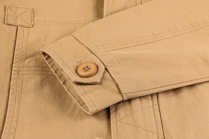Men's durable cotton outerwear, featuring a comfortable fit and classic design