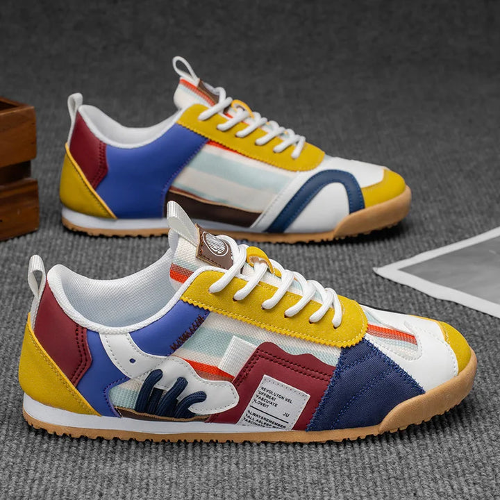 Interior view highlighting cushioned insole of men's utility sneakers, ensuring everyday comfort and performance.