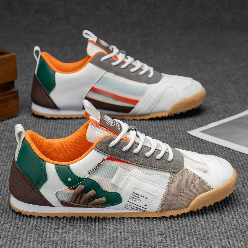Men's utility sneakers blending street style & outdoor casual for versatile, durable, everyday performance footwear.