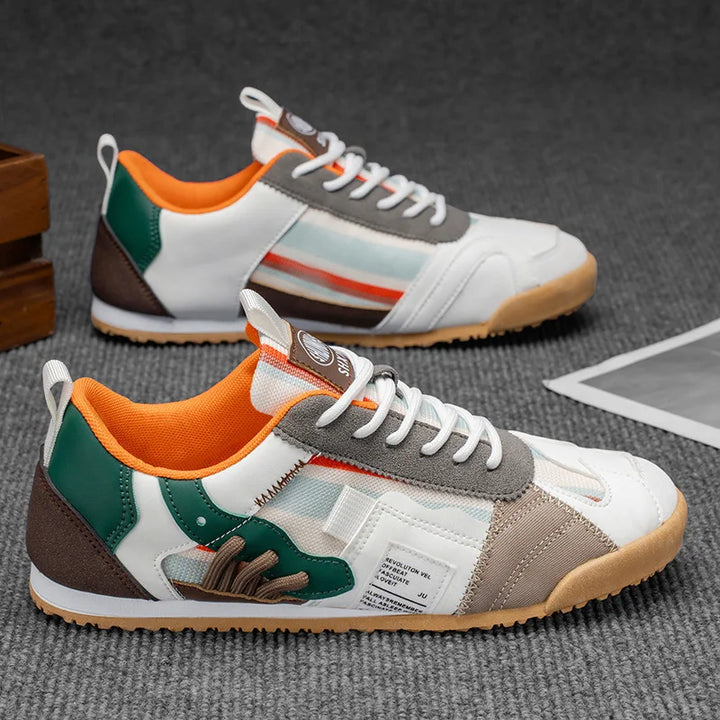 Men's utility sneakers blending street style & outdoor casual for versatile, durable, everyday performance footwear.