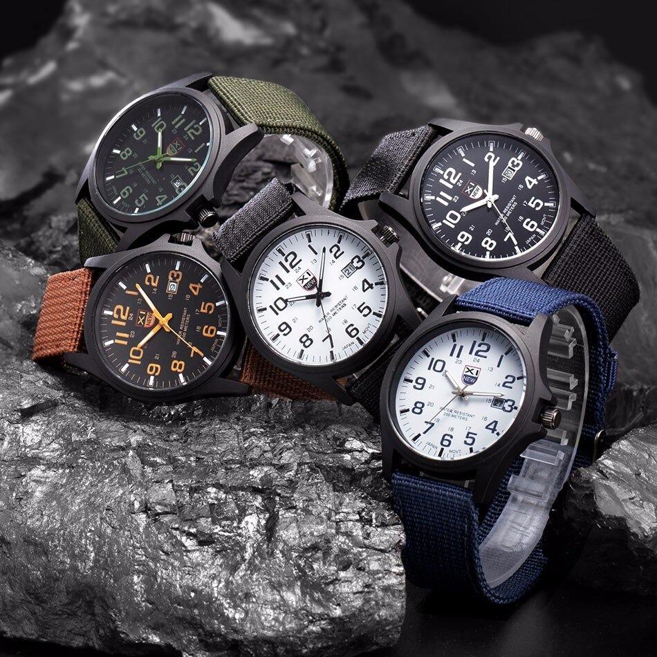 Digital men's outdoor sports watch with a clear display, backlight, and robust waterproof design.