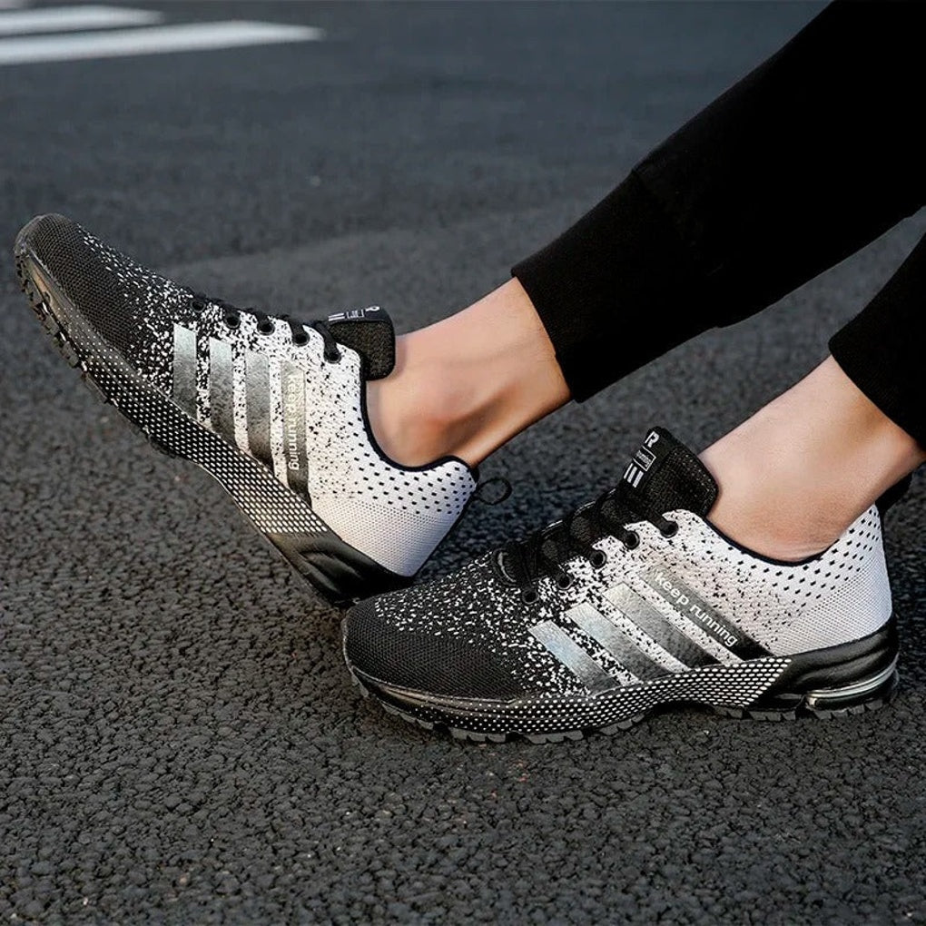 Durable men's training shoes for gym workouts. Comfortable lace-up athletic footwear for peak performance.