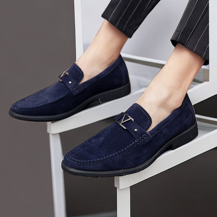 Stylish men's fashion loafers with easy slip-on design. Elegant, comfortable footwear for versatile outfits.