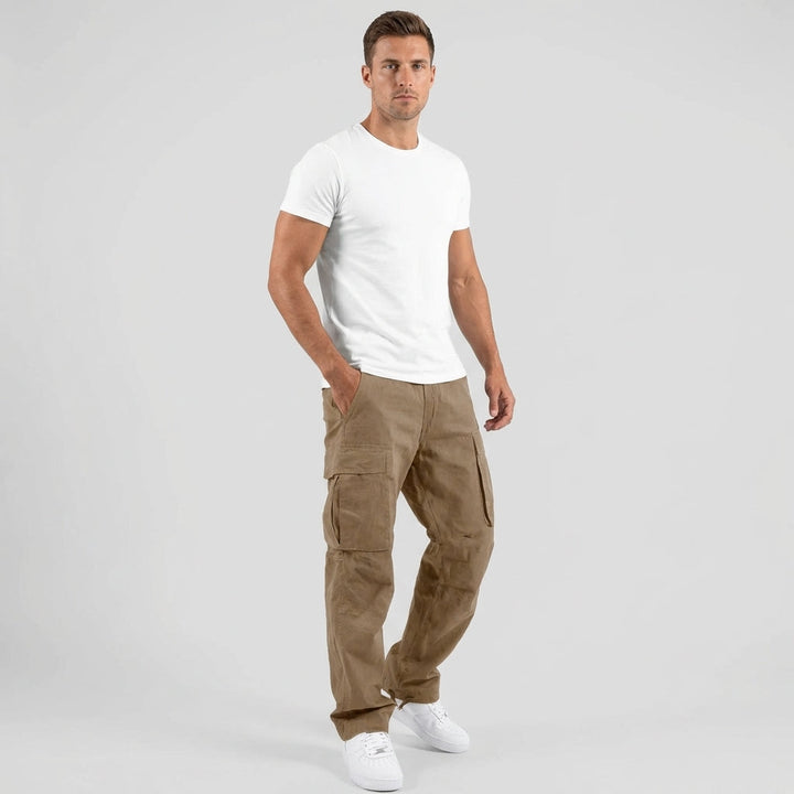 Men's Everyday Cargo Pants in a relaxed fit with multi-pockets, perfect for durable daily wear & comfort.