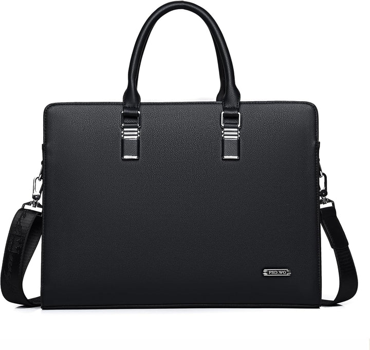 Executive men's genuine leather briefcase, perfect for a polished business and professional look.