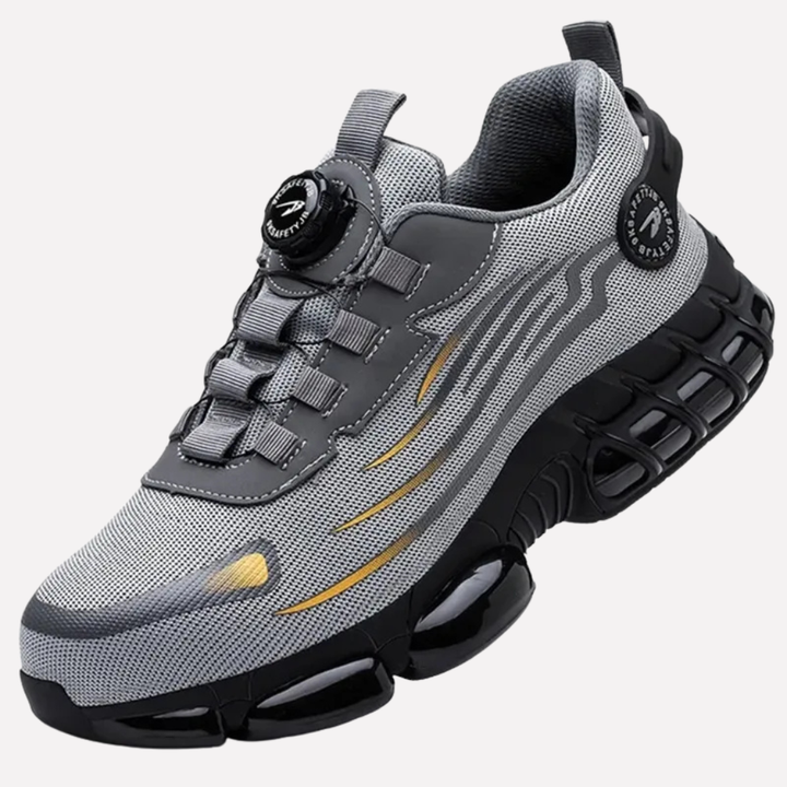 Durable & comfortable men's protective work boots for industrial use. Features heavy-duty safety & job site protection.