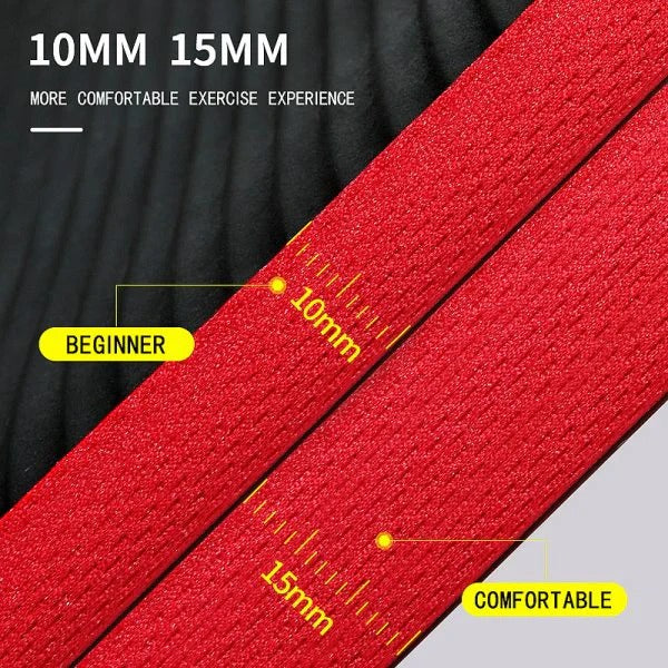 Robust men's high-density exercise mat for gym & home. Non-slip grip provides stability for intense training.