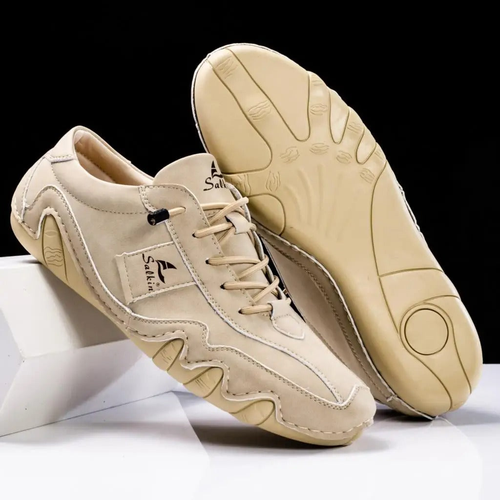 Versatile men's walking sneakers, lace-up casual shoes for comfort & everyday style.