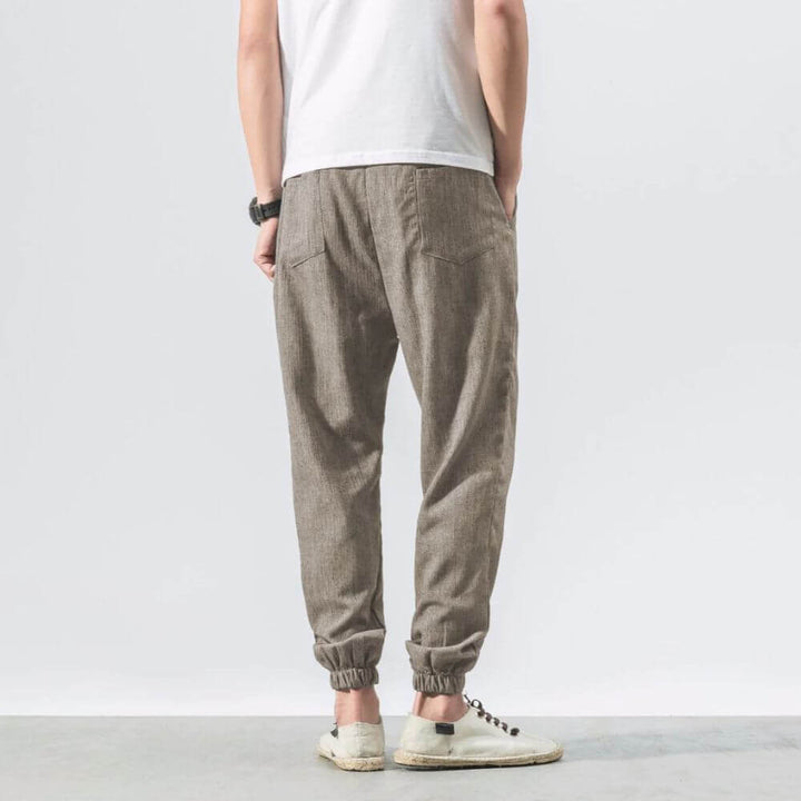 Comfortable lightweight men's pants for active or casual everyday wear.