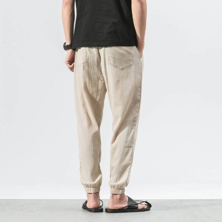 Lightweight men's casual pants, perfect for a relaxed summer look and feel.