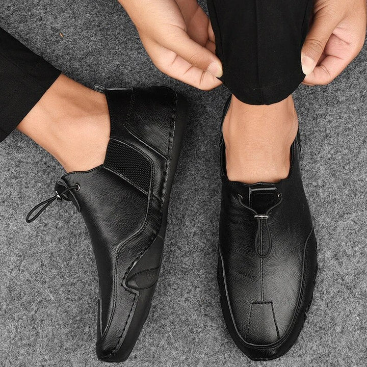 Breathable, lightweight men's slip-on loafers with adjustable strap for ultimate comfort and support.