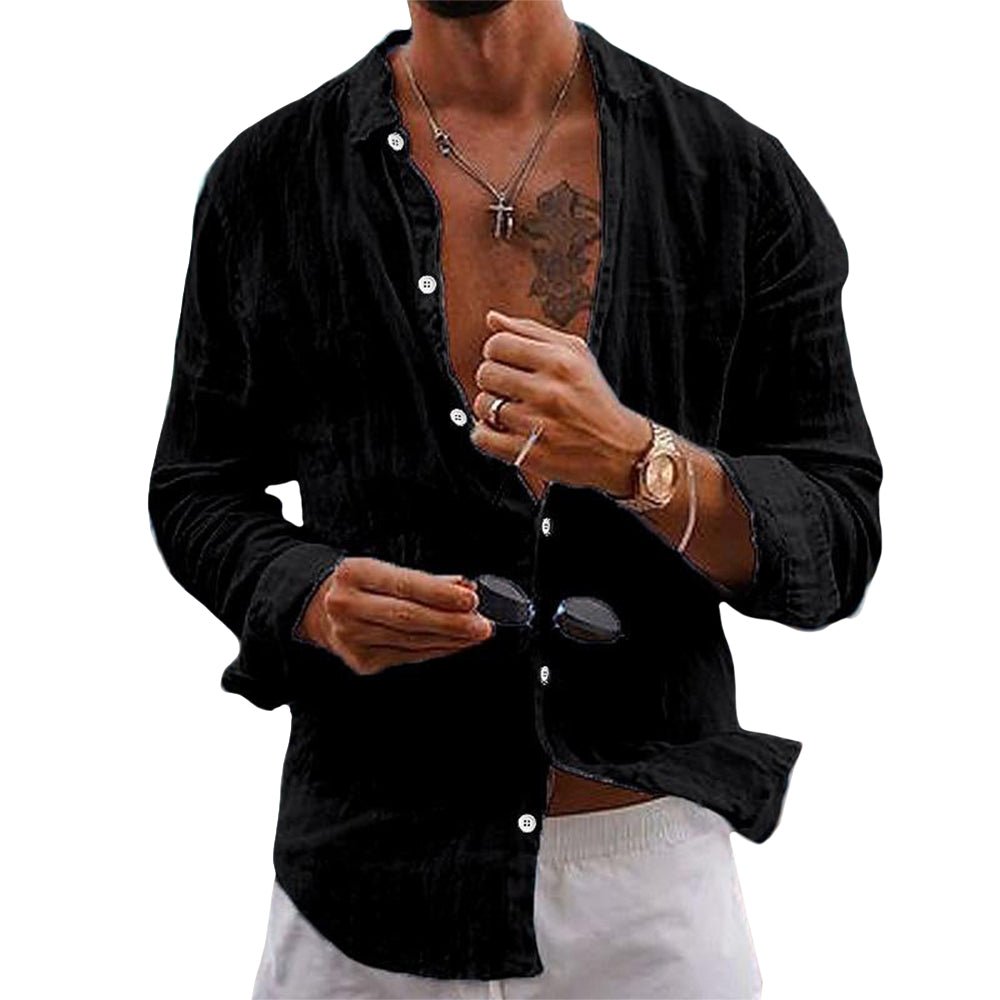 Men's tailored fit casual shirt, short sleeve, button-down, lightweight & stylish for summer.