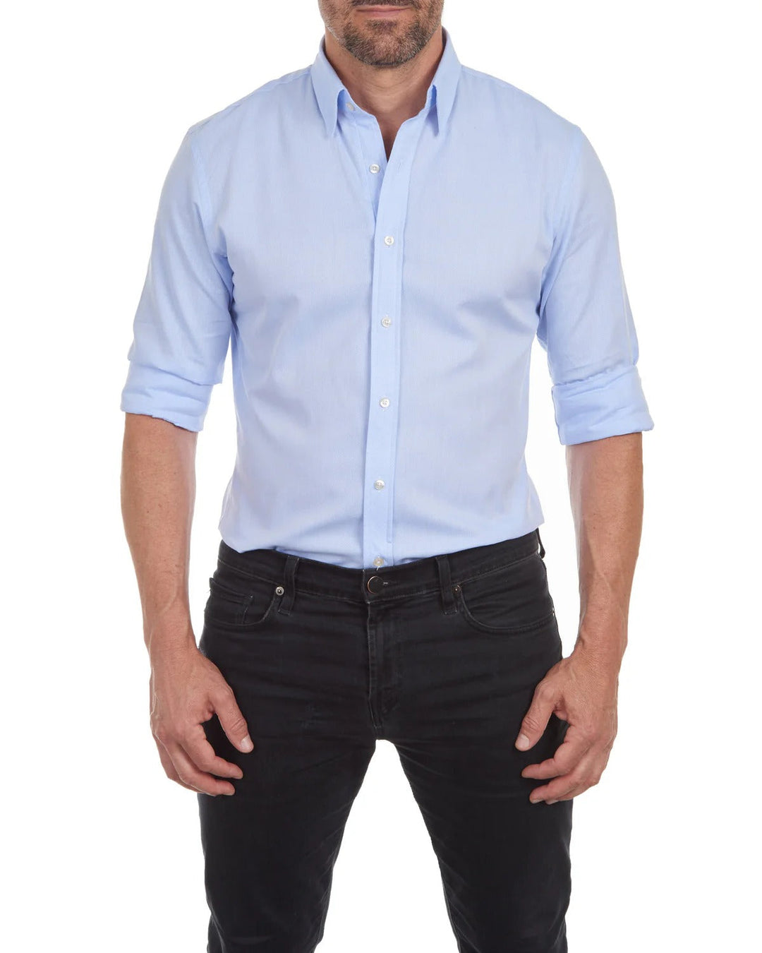 Men's modern zip fit casual shirt, long sleeve, a stylish and versatile top for smart casual fashion.