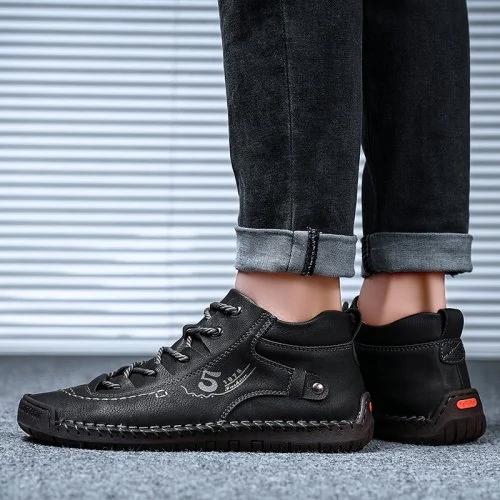 Large size men's comfort shoes, breathable, slip-resistant, great for casual outdoor use