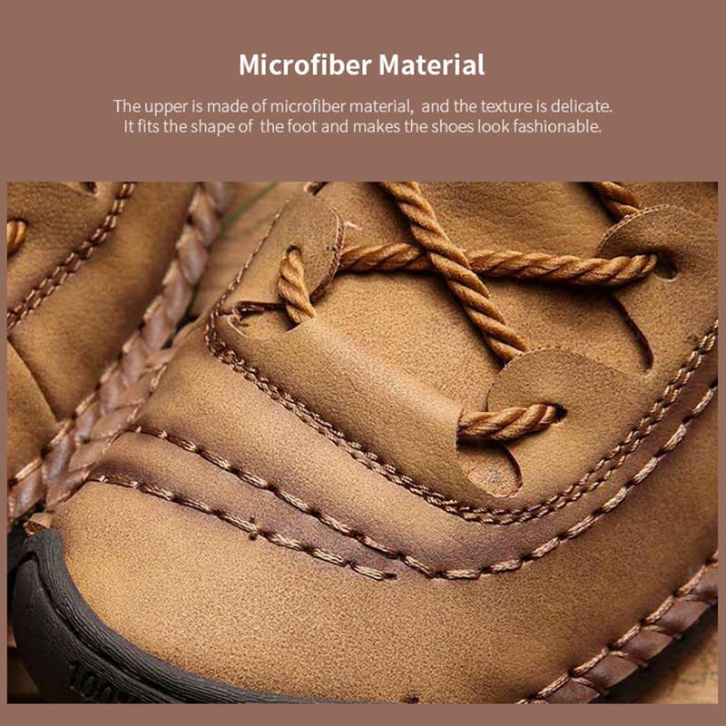 Men's outdoor footwear, large size, breathable and comfortable, orthopedic design, slip-resistant