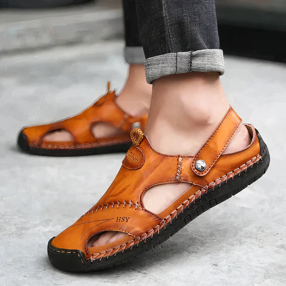 Men's orthopedic comfort sandals for all-day wear, providing essential foot support and cushioning.