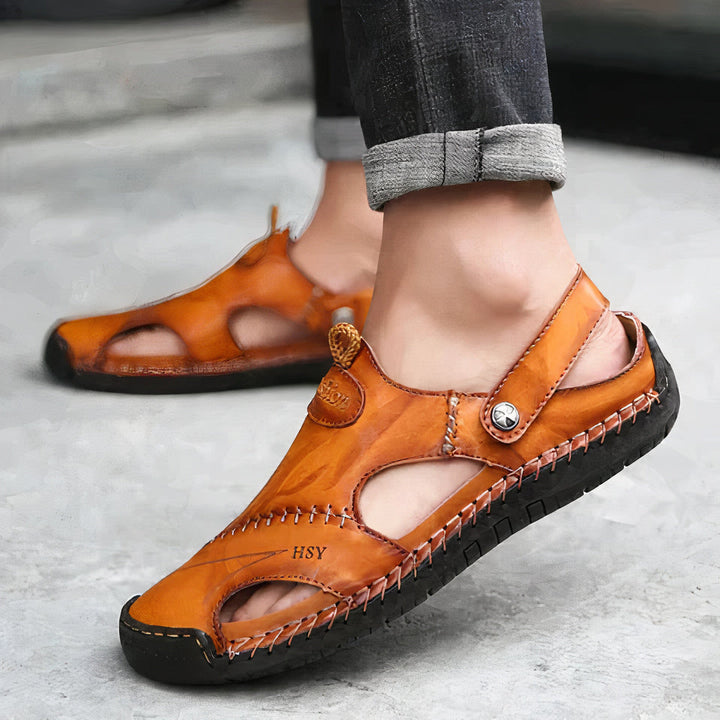 Men's orthopedic comfort sandals for all-day wear, providing essential foot support and cushioning.