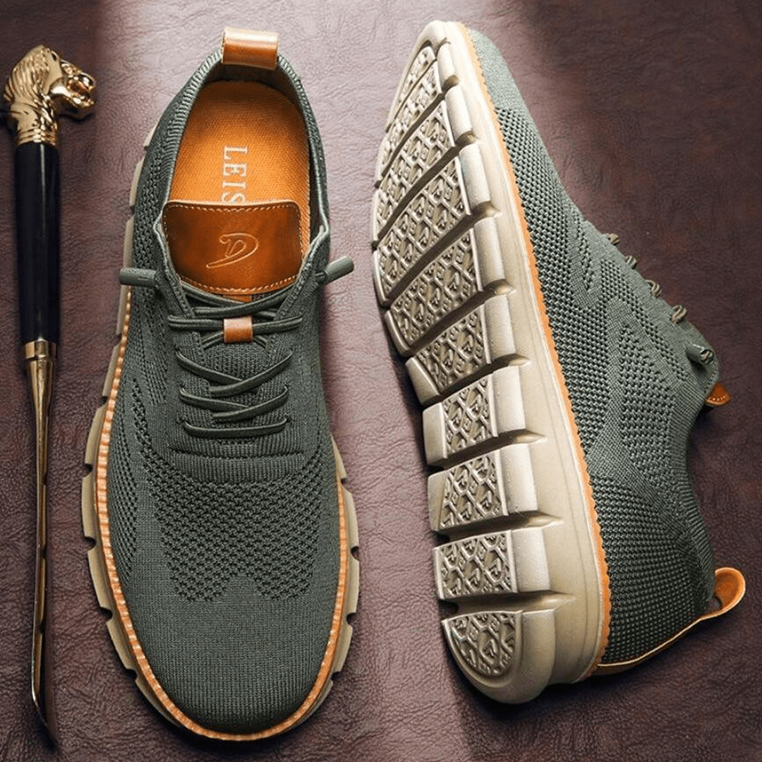 Men's orthopedic slip-on walking shoes, ultimate comfort & foot relief.