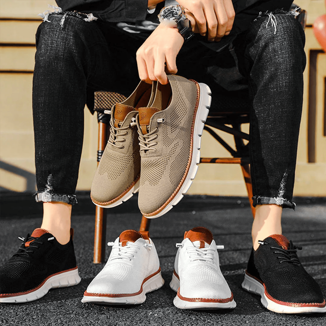 Casual men's orthopedic slip-on shoes, ideal for comfortable everyday walking.