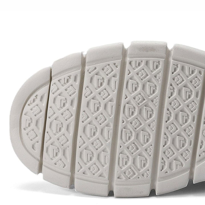 Men's comfort walking shoes, slip-on design with orthopedic arch support for foot relief.