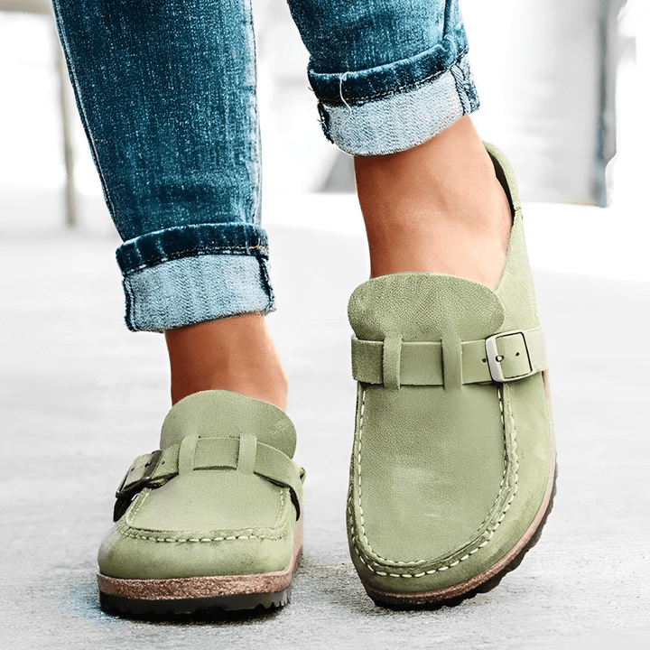 Supportive men's casual clogs offering superior arch support & all-day foot health benefits.