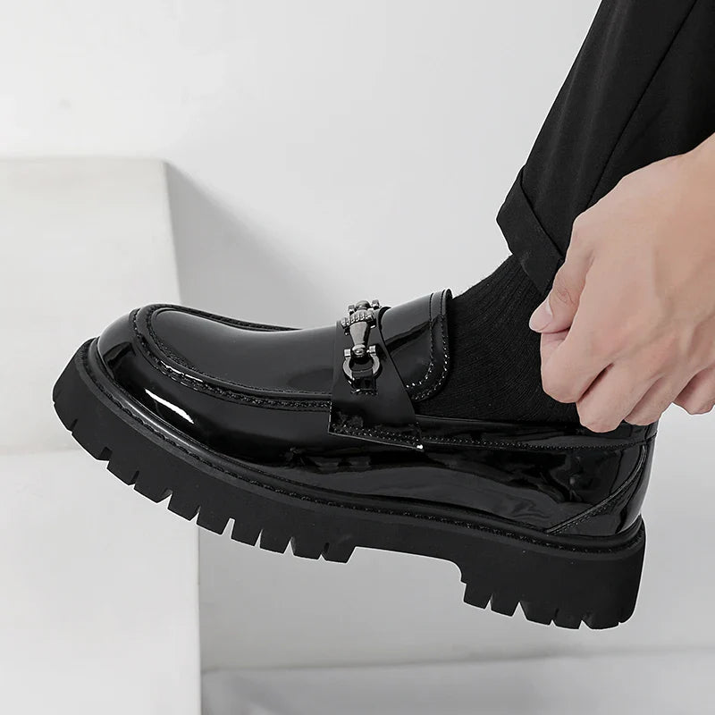 Versatile men's polished loafers, suitable for professional, formal, and smart business casual looks.