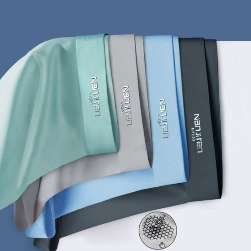 Soft men's underwear, premium quality. These breathable boxer briefs offer ultimate comfort & chafe-free support.
