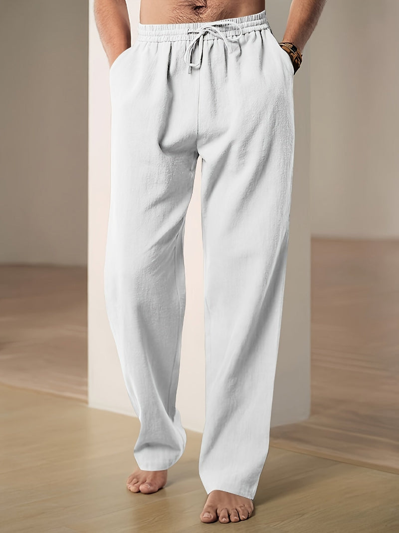 Men's relaxed fit drawstring pants for ultimate everyday comfort and casual style.