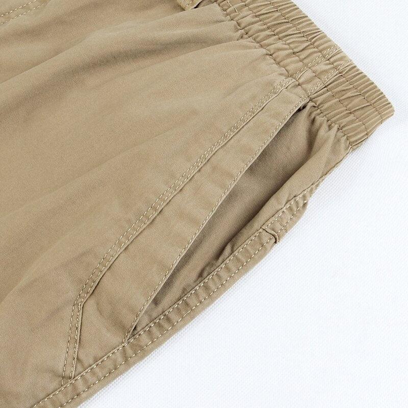 Versatile gray men's relaxed fit casual pull-on pants for comfort & style.