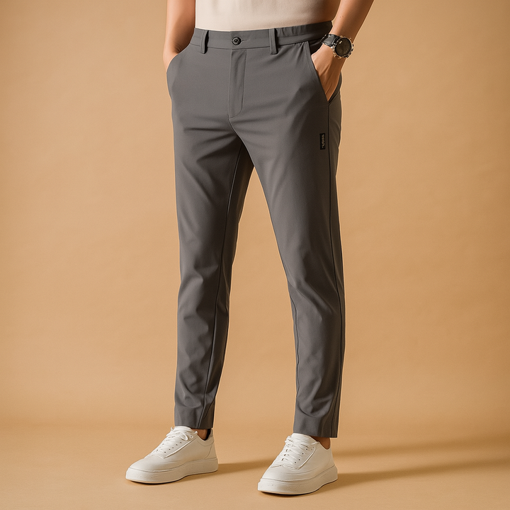 Stylish men's slim-fit athletic joggers. Quick-dry, moisture-wicking fabric for superior workout performance.