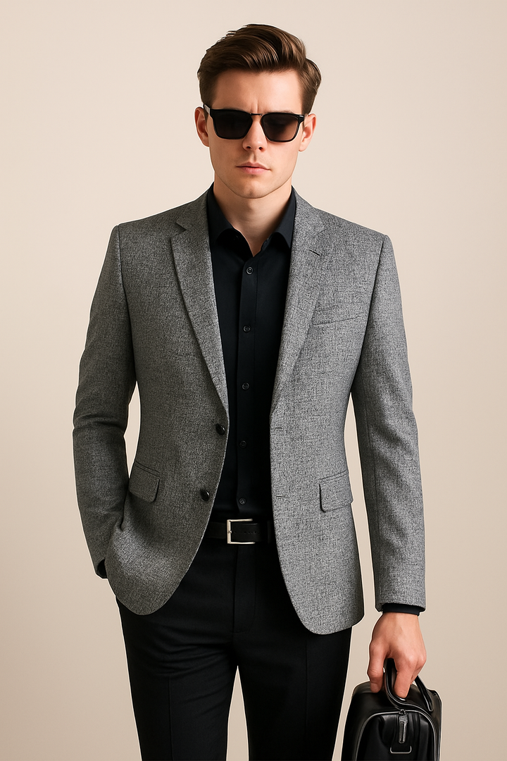 Men's slim fit spring blazer jacket, lightweight, perfect for smart casual or formal wear