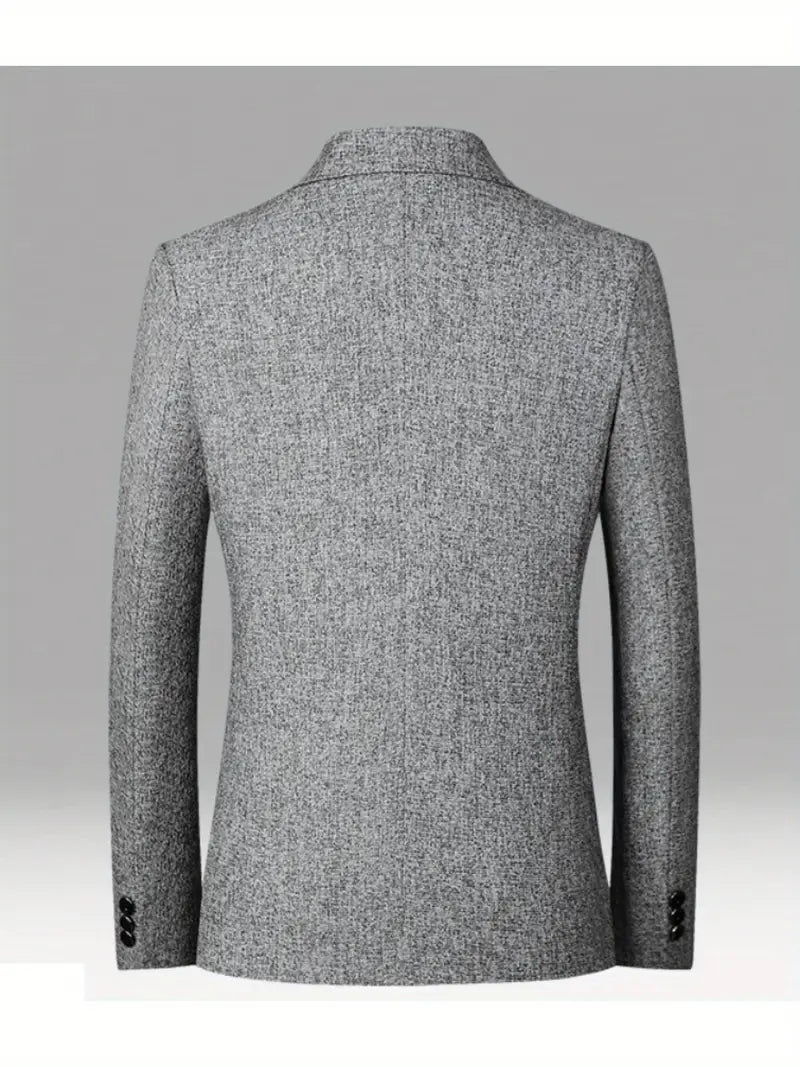 Fashionable men's spring blazer jacket, lightweight and tailored for a sleek silhouette
