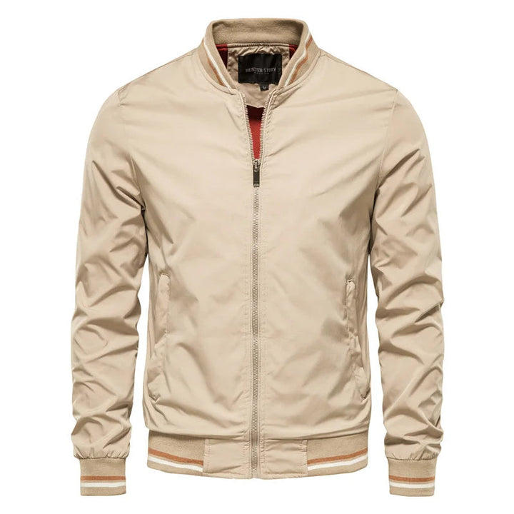 Stylish Men's Valor Ascend lightweight bomber jacket. Great casual outerwear for spring & fall fashion.