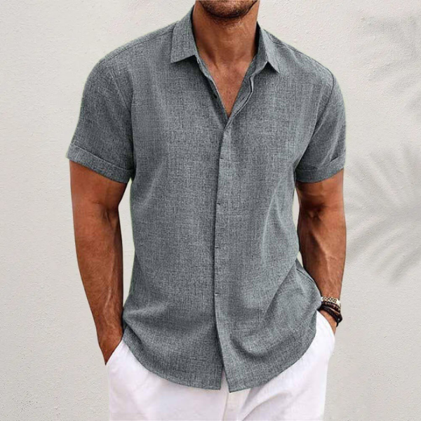 Comfortable men's casual shirt with a relaxed fit, perfect for everyday wear.