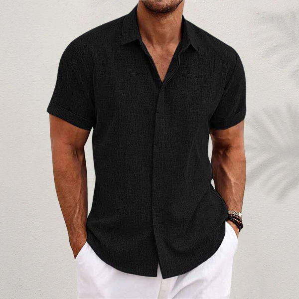 Comfortable men's button-down shirt with a relaxed fit for everyday and smart casual wear.