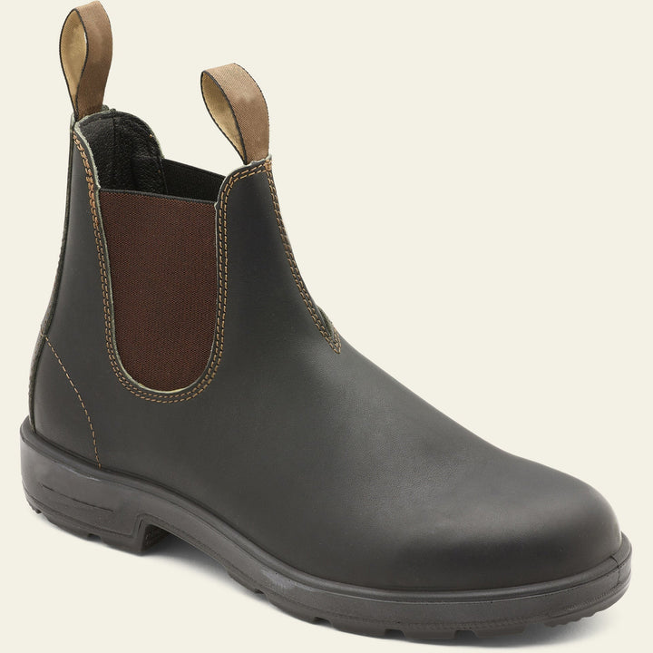Durable men's Chelsea boots, a classic and comfortable slip-on design for versatile smart casual outfits.
