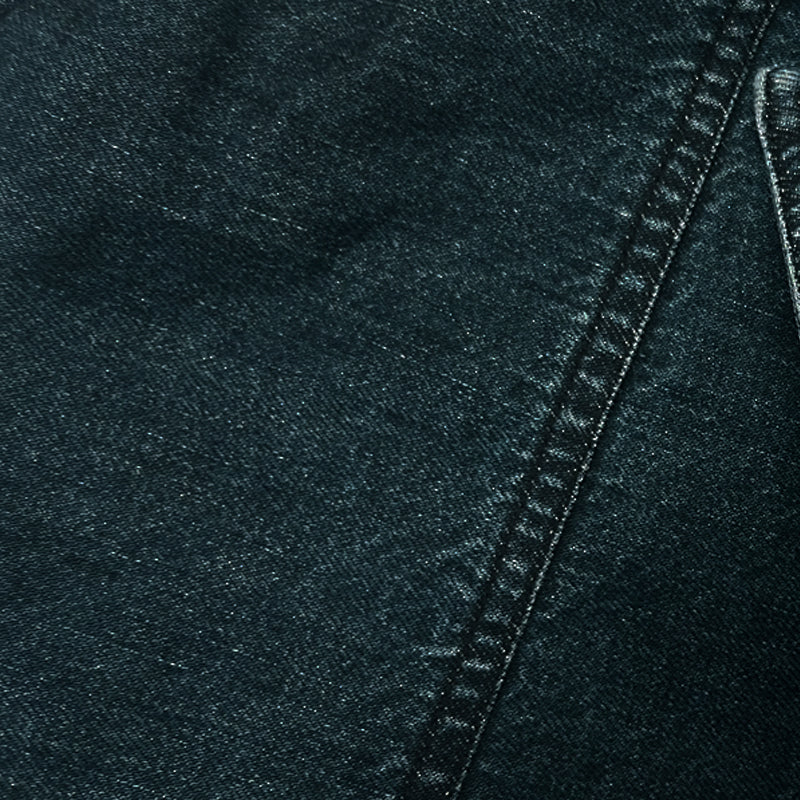 Casual men's distressed denim outerwear, featuring a stand collar & vintage blue wash. Ideal mid-season jacket.