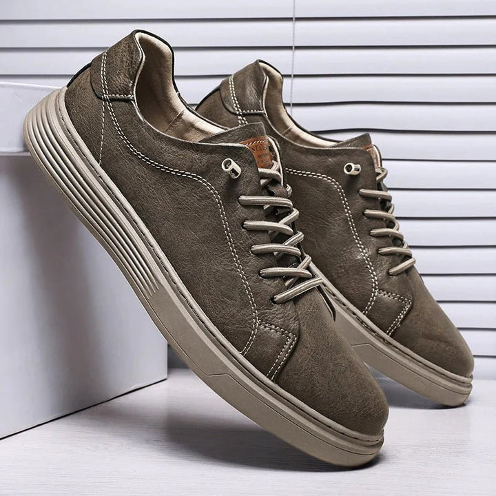 Men's Casual Leather Oxford Shoes - Versatile & Stylish - Lexians