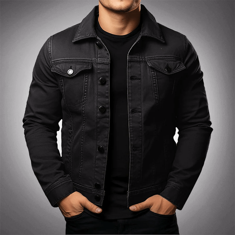 Men's Premium Denim Jacket with Multi Pockets - Lexians