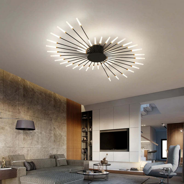 Bright & energy-efficient LED ceiling fixture, ideal for modern homes.