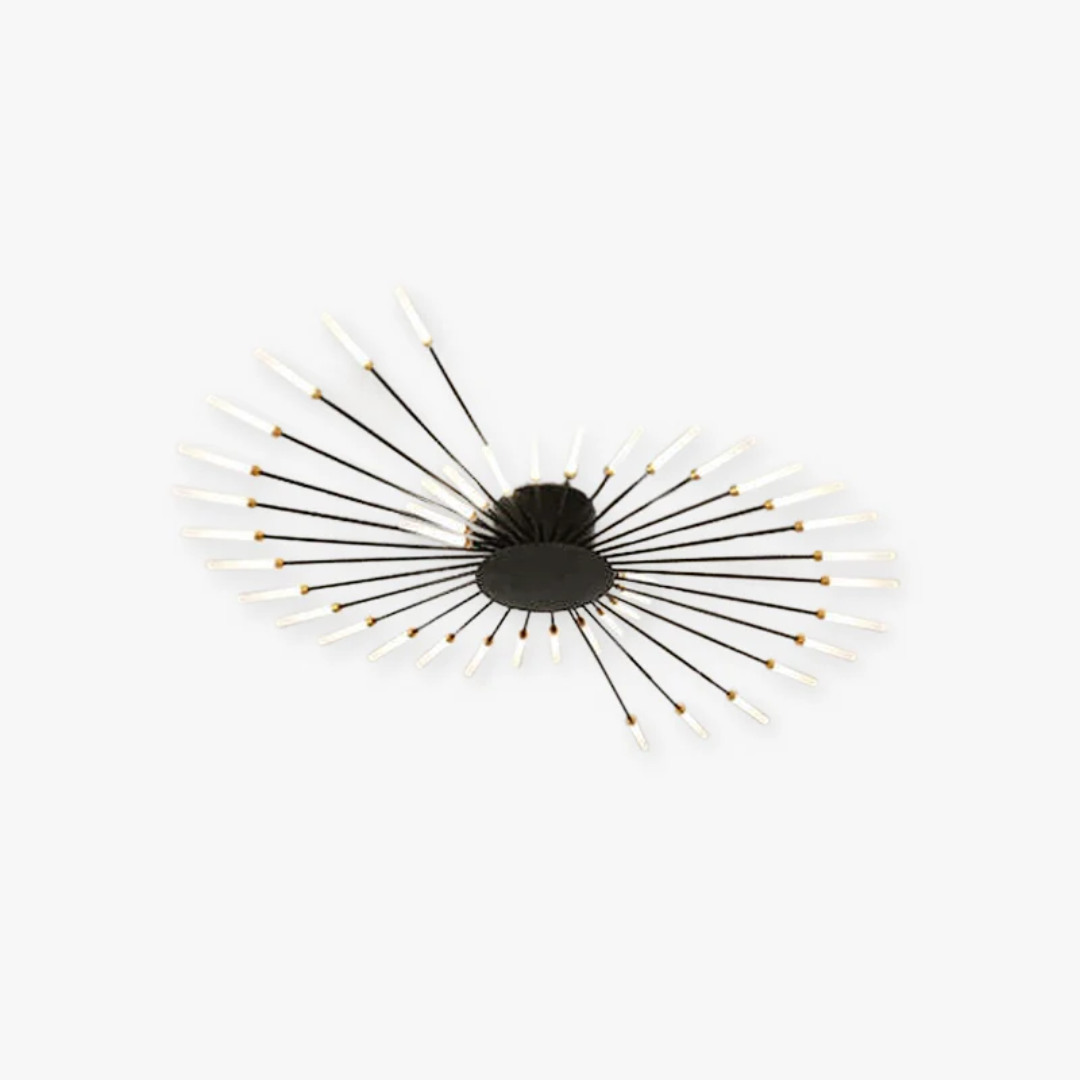 Large contemporary LED light, perfect for bright indoor illumination.