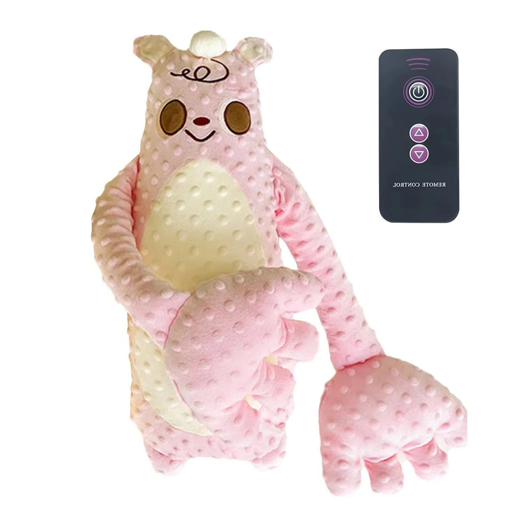 Close-up of the baby sleep aid's tapping mechanism providing soothing, rhythmic patter for infants.