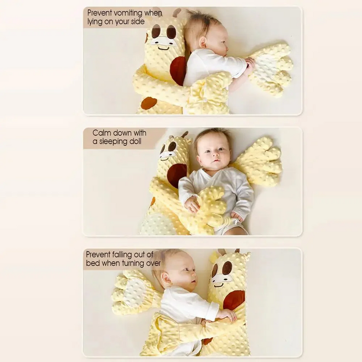 Infant care motorized sleep device showing adjustable tapping intensity for personalized baby comfort.